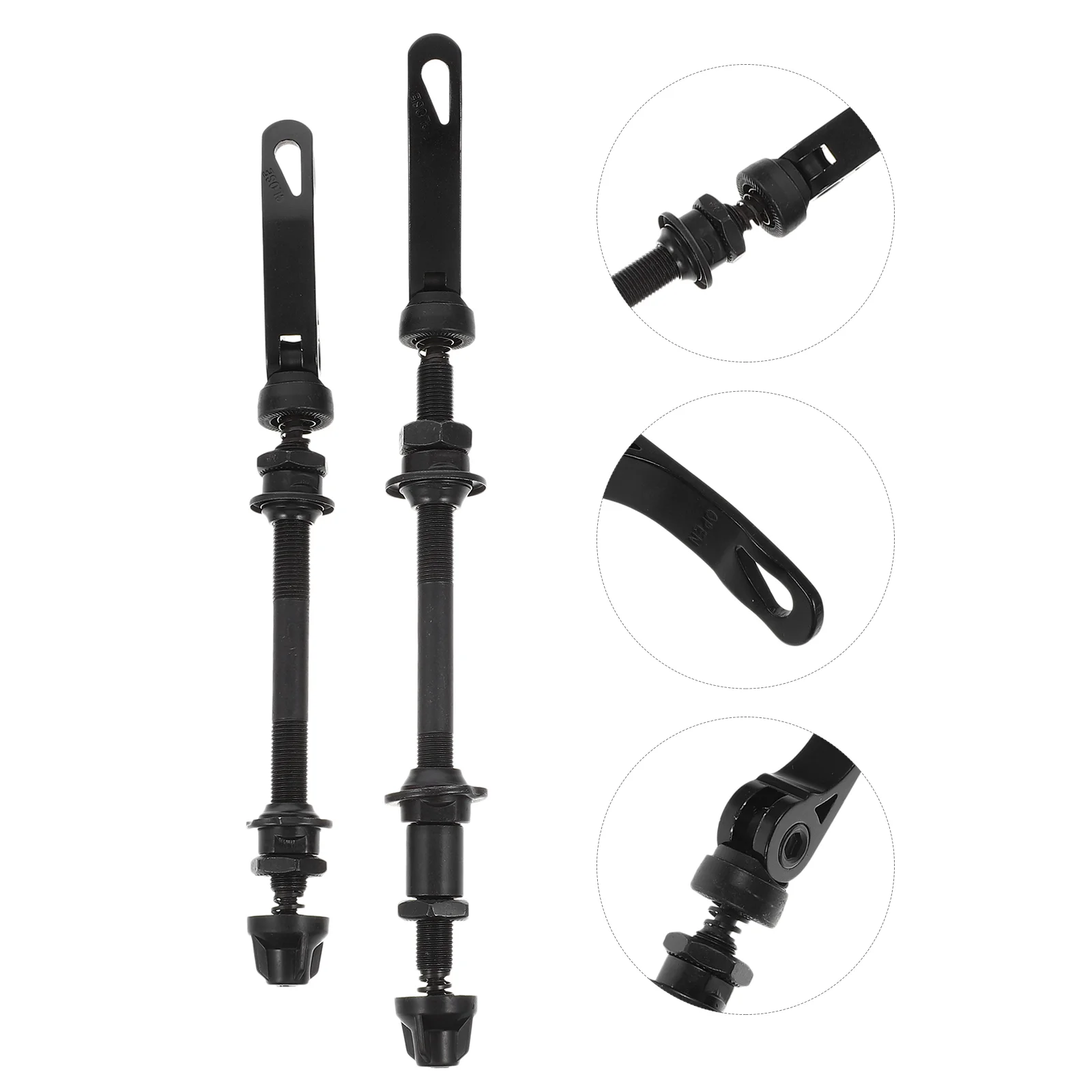 

Road Mountain Bike Quick Release Hub Front & Rear Skewer Hollow Shaft Set Parts Bicycle axle blocking