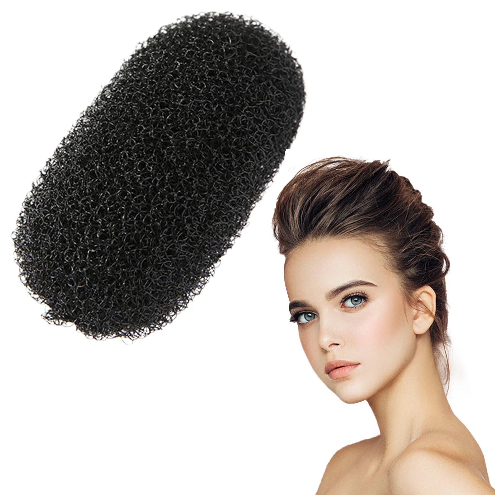 

Hair Volume Increase Pad Hair Base Bump Up Sponge Hair Clip Volume Padding Convenient Hair Tools Easy To Use Hair Accessories