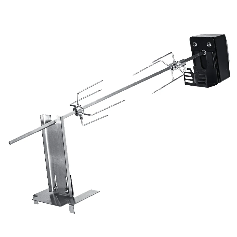 electric bbq grill motor bracket set metal oven roasted beef charcoal chicken barbecue grill outdoor spit camping cooking tools free global shipping