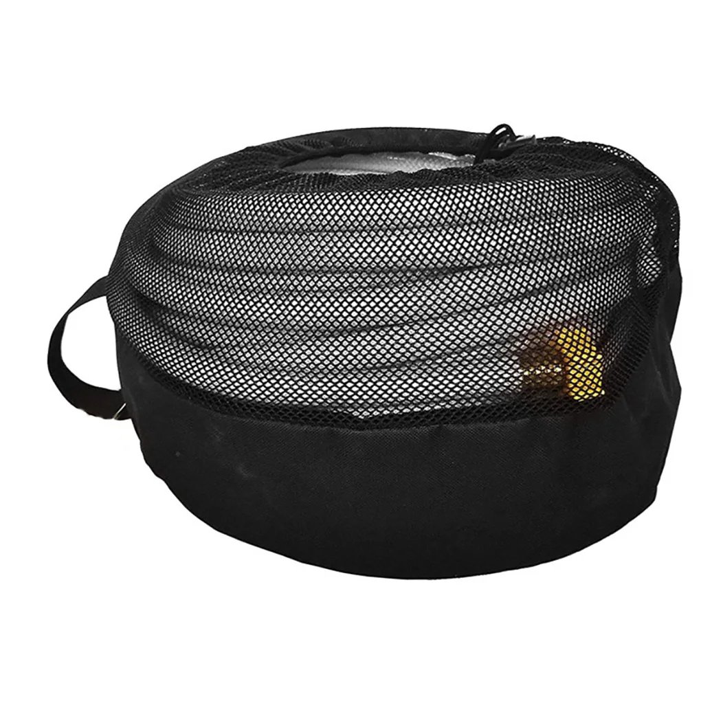 

RV Sewer Hose Storage Bag with Card Holder Convenient Pull Rope Closure Firm Durable Organizer for Water Hoses Wire Cable