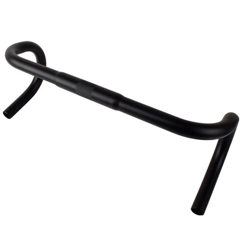 

Bike Bullhorn Handlebar Aluminum Alloy Bar Φ25.4Mm Width 420Mm For Fixed Gear Bike Road Bike
