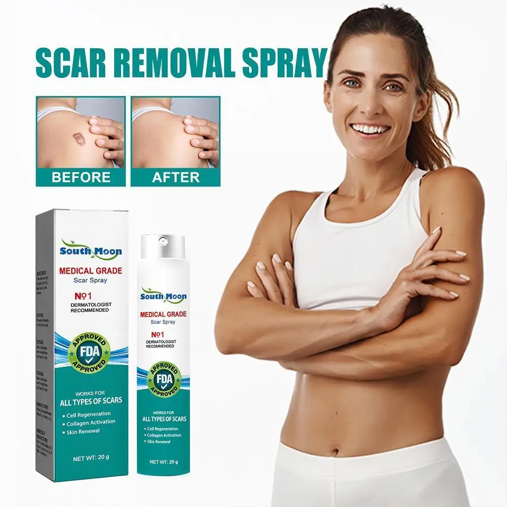 

ScarRemove Advanced Scar Spray for All Types of Scars - Especially Acne Scars Surgical Scars and Stretch Marks ScarRemove N7F9
