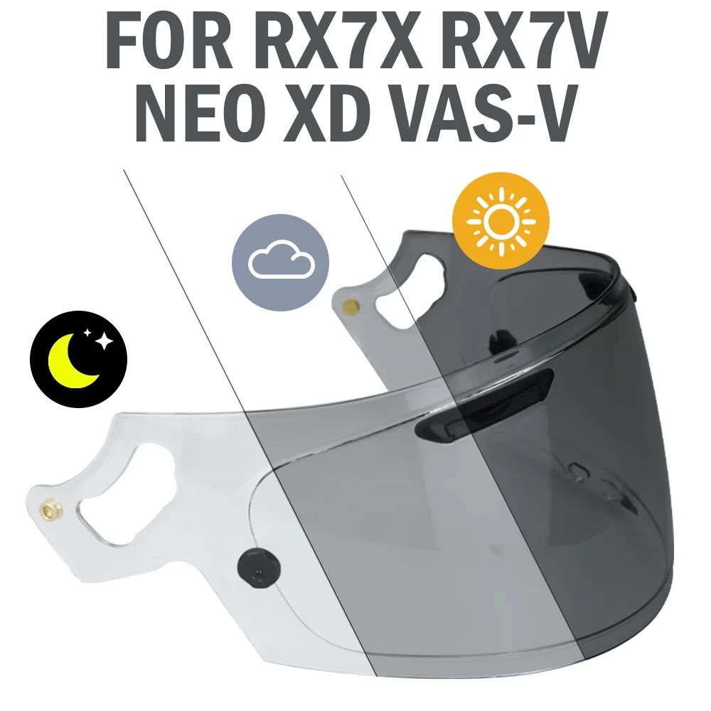 Фотохромный козырек для RX7X RX7V NEO XD VAS-V защита от ультрафиолета аксессуары шлема HD