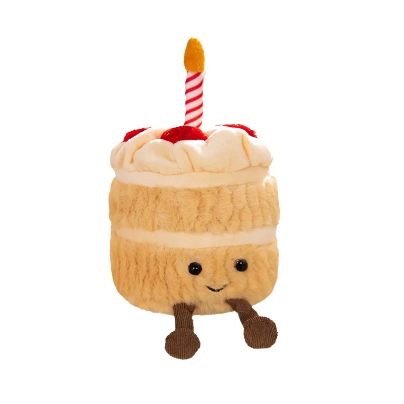 Jellycat мультфильм клубника светящийся маленький торт плюшевые игрушки милый
