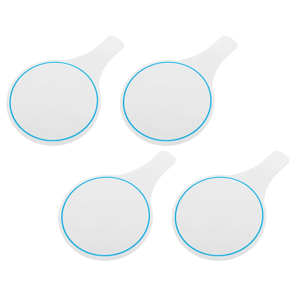 

4 Pcs Score Board Quick Response White Judges Paddles Writing Scoreboard Games Handheld Boards Foam Dry Erase Erasable Student