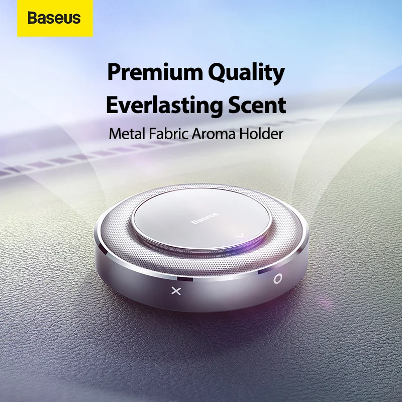 

Baseus Metal Car Air Freshener for Long-lasting Auto Interior Accessories Fragrance Adjustable Car Scent Diffuser in Car Perfume