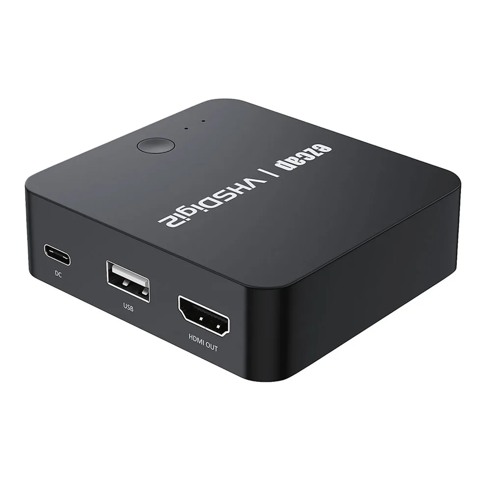 Video Recorder,Analog Video to Digital Conversion Save to SD/USB,for VHS,VCR's, RCA, Hi8, Camcorder, DVD Players ezcap181
