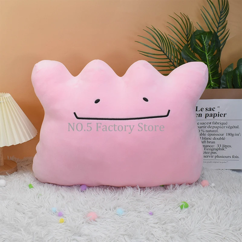 Pokemon Big Size Ditto Plush Toy Pillow Kawaii Pink Ditto Animals Soft Stuffed Cartoon Doll Home Decor Children Birthday Gift