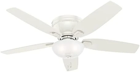 

Company 53378 52" Kenbridge Ceiling Fan with Light, Large, Fresh White Finish