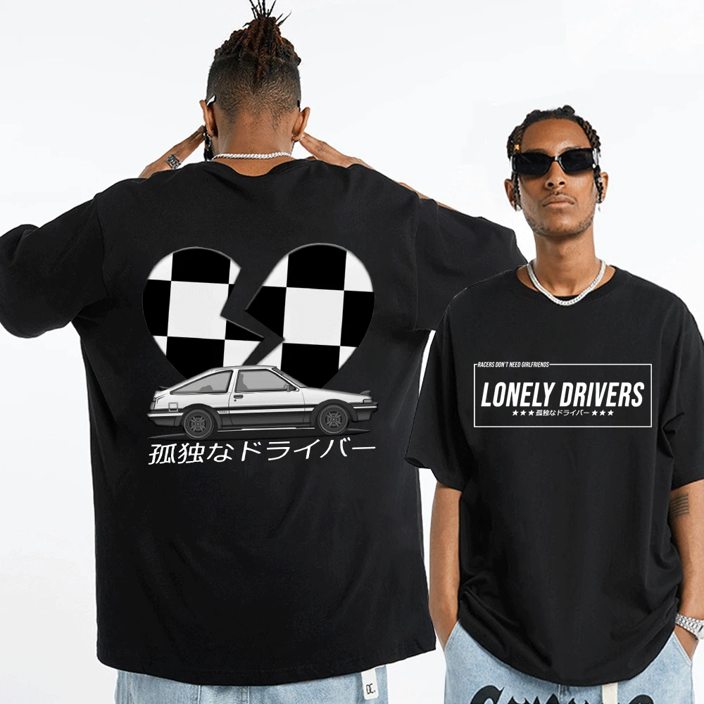 Одинарная Мужская футболка для дайвинга инициала д манга хачироку переключения