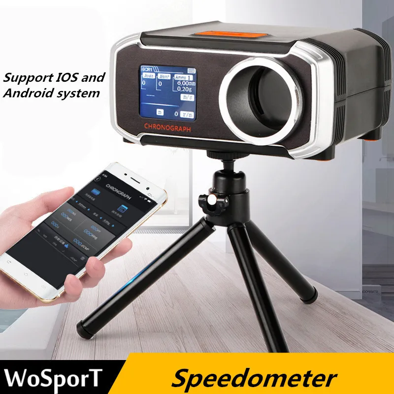 

Многофункциональный измеритель скорости для стрельбы, измеритель скорости шара, измерение энергии, стрельба, хронограф APP Bluetooth-совместимый