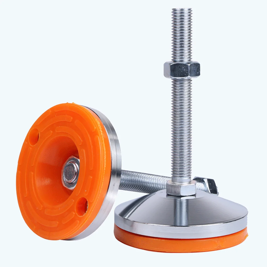 

1Pcs Heavy-Duty Adjustment Foot Cup M20-M30 Non-Skid Pad Metal Chassis Thread Length Articulated Leveling Foot
