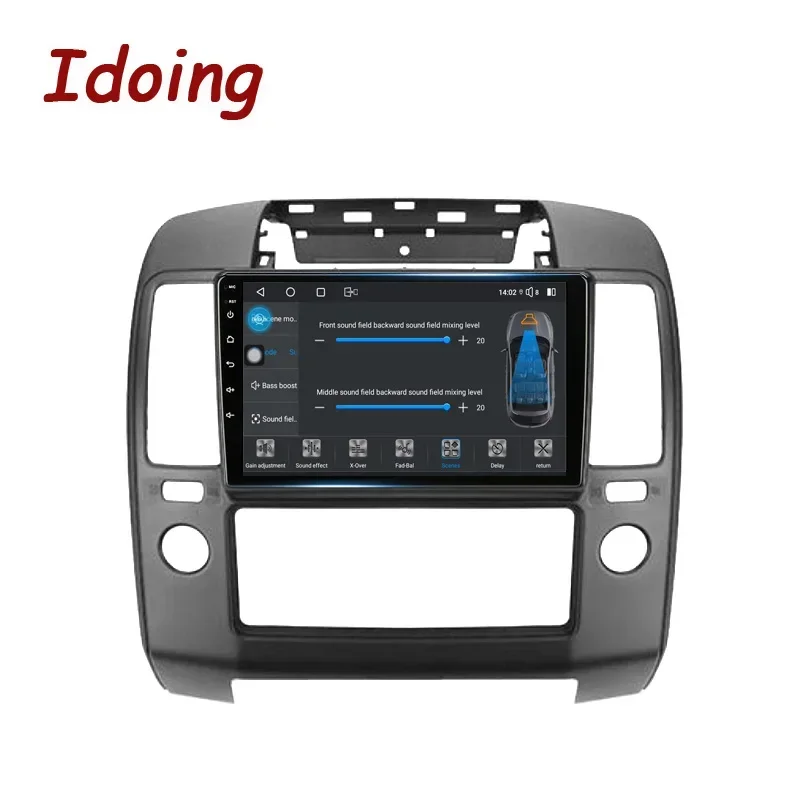 Idoing 9 &quotавтомобильный Android стерео головное устройство 2K для Nissan Navara 3 D40 2004-2010