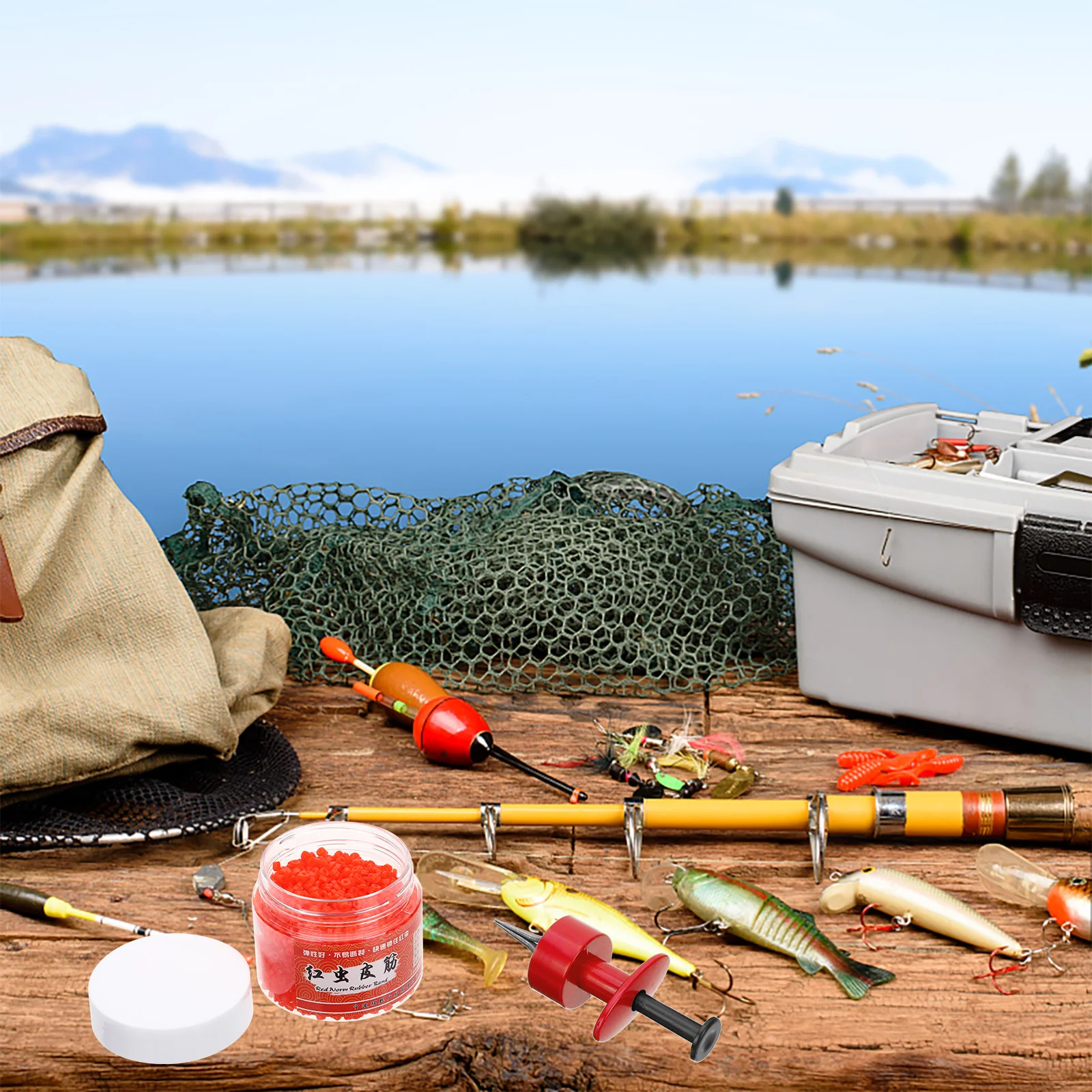 Зажим для приманки инструмент рыболовных снастей практичные шестерни держатель