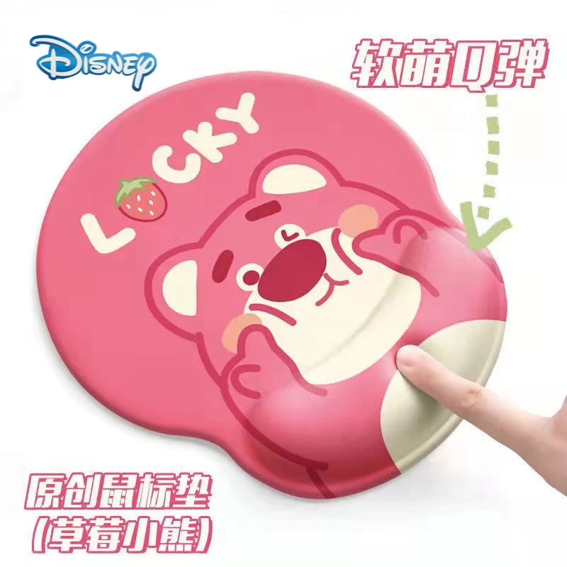 

Disney Lotso Cartoon 3D Ergonomic Mouse Pad with Wrist Rest Kawaii Mice Mat Anti-slip PC Notebook Mat Desk Gaming Mousepad