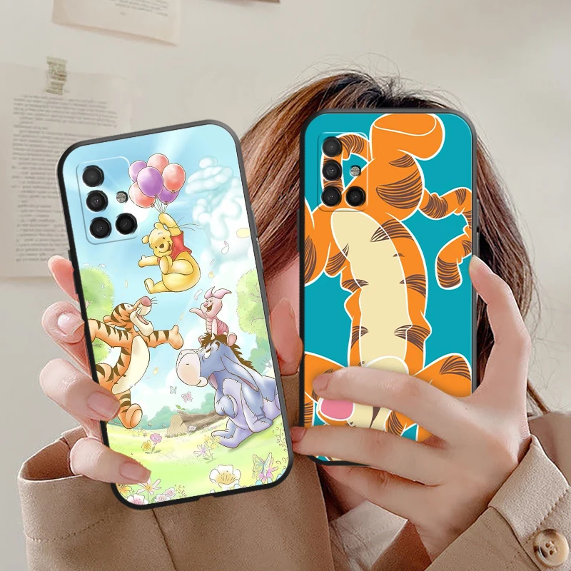 

Disney Winnie Phone Cases For Samsung S20 FE S20 S8 Plus S9 Plus S10 S10E S10 Lite M11 M12 S21 Ultra Protective Shell TPU Funda