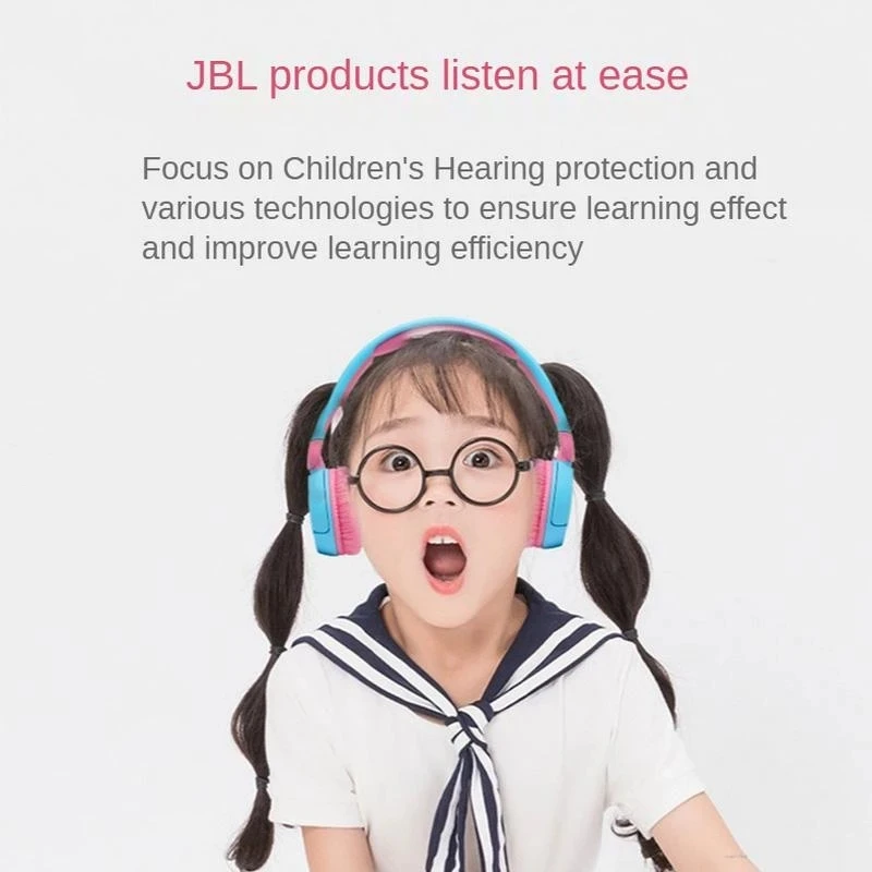 

2022 JBL JR310BT беспроводные Bluetooth-совместимые наушники, детская портативная складная гарнитура, безопасный звук, низкий уровень шума