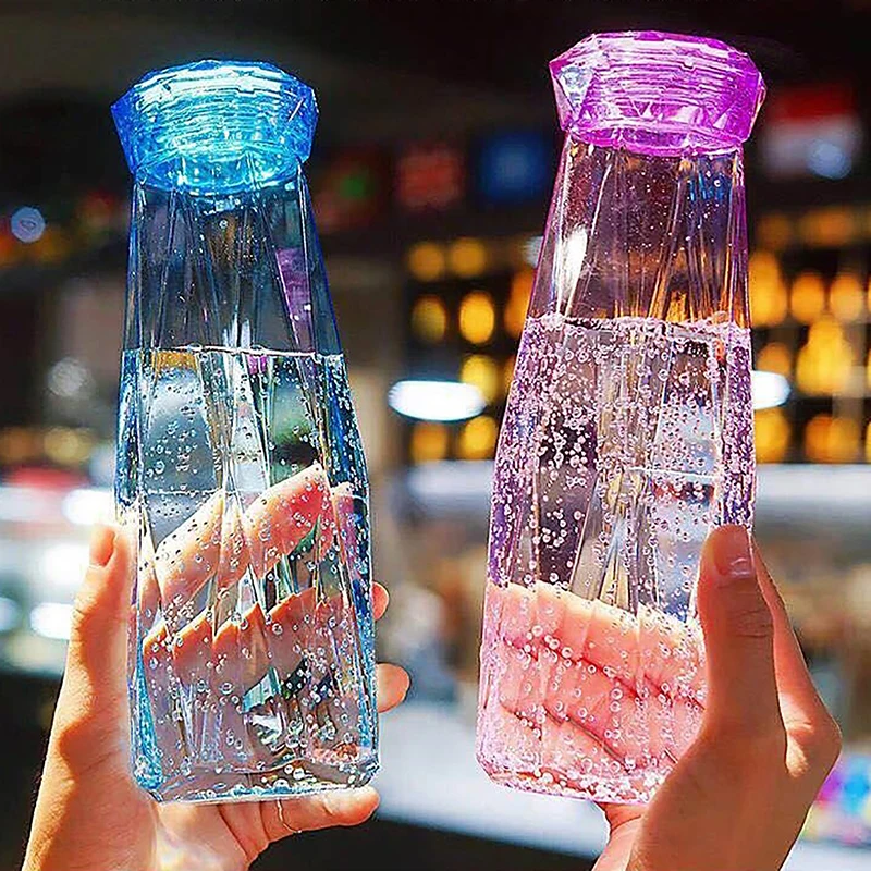 Алмазная бутылка для воды стеклянная чашка не содержит свинца термостойкая