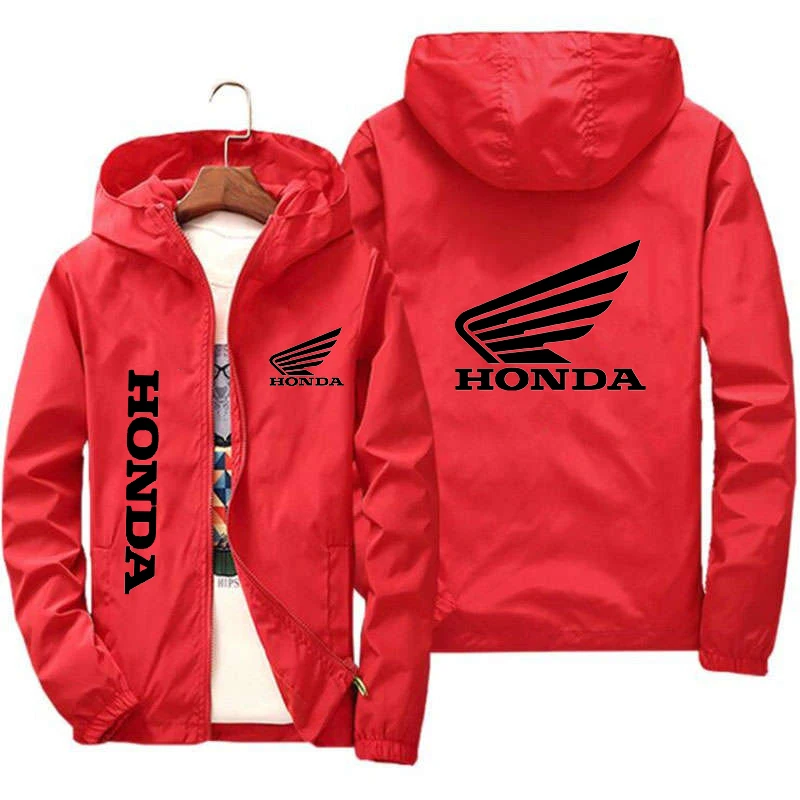 

Honda Men's Hoodie Fashion windproof mountaineering raincoat Casual jacket Waterproof sunscreen UV protective coat