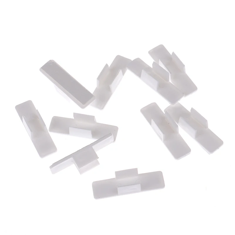 

10pcs New Selfadhesive Pen Holder Pencil Clip Holder Desktop Fixed Pen Case