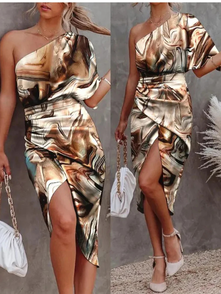 

Летнее зеленое платье, модные повседневные сексуальные платья без рукавов с открытыми плечами, облегающие бедра, праздничные пляжные вечер...