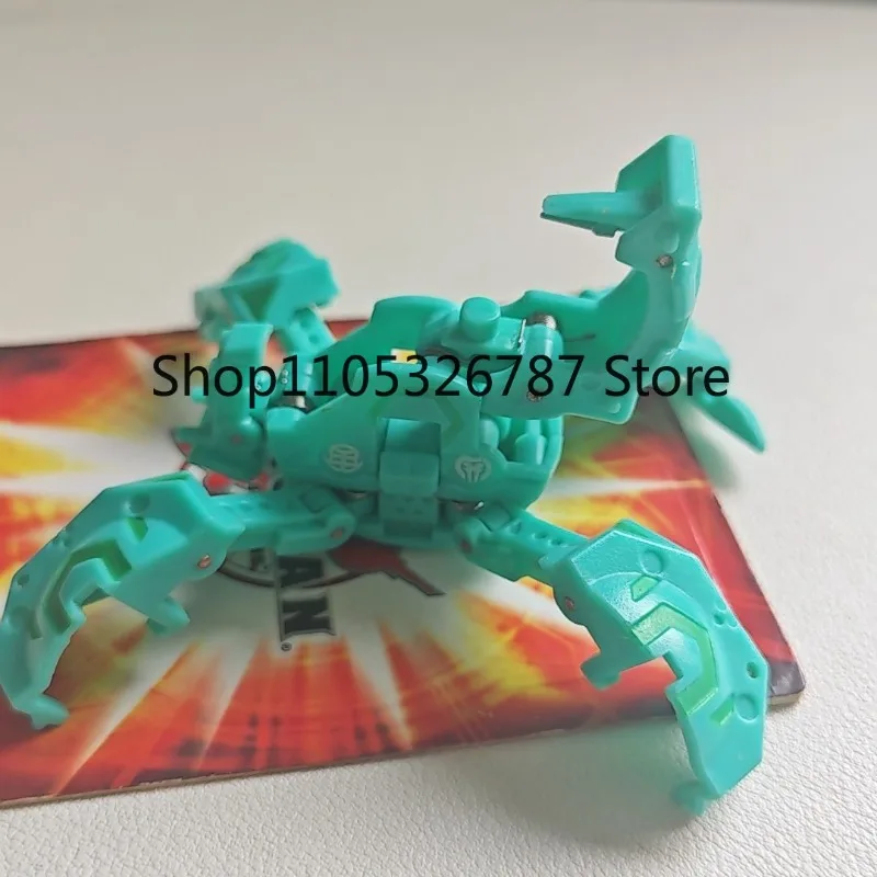 Фото Оригинальная коллекционная фигурка Sega Toys первого поколения Bakugan Subterra Stinglash Scorpion Roll Pop Open Battle Brawler №2