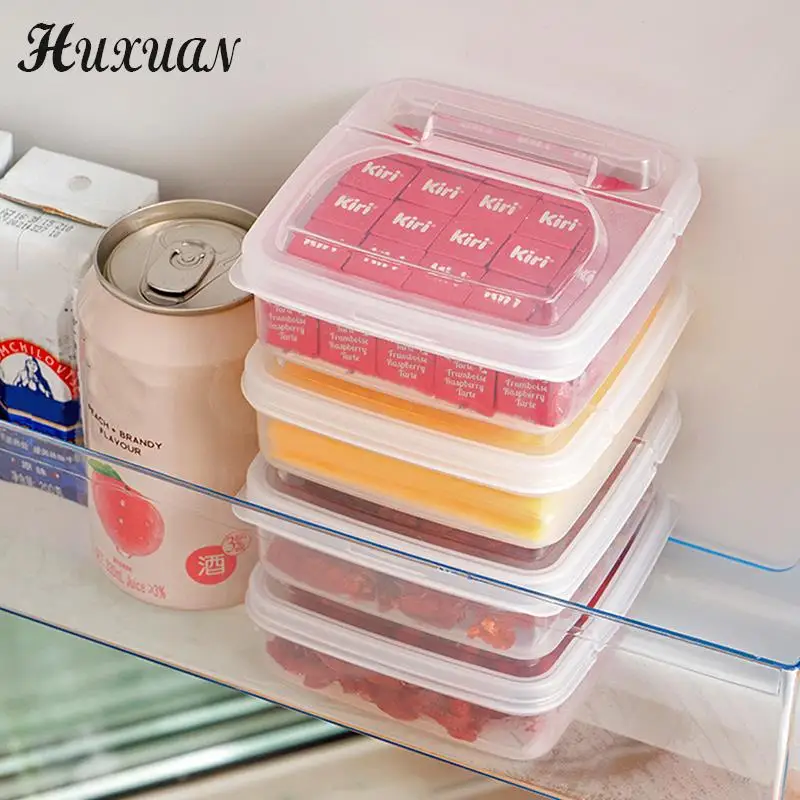 

Butter Cheese Storage Box Portable Refrigerator Fresh-keeping Organizer Case