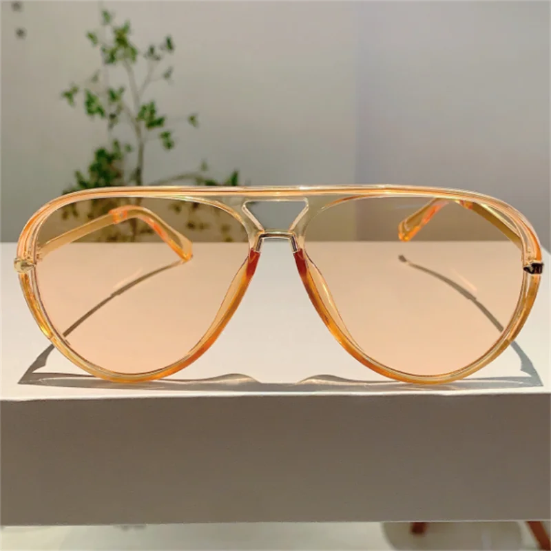 Очки-лягушки солнцезащитные очки с розовыми линзами женские для вождения