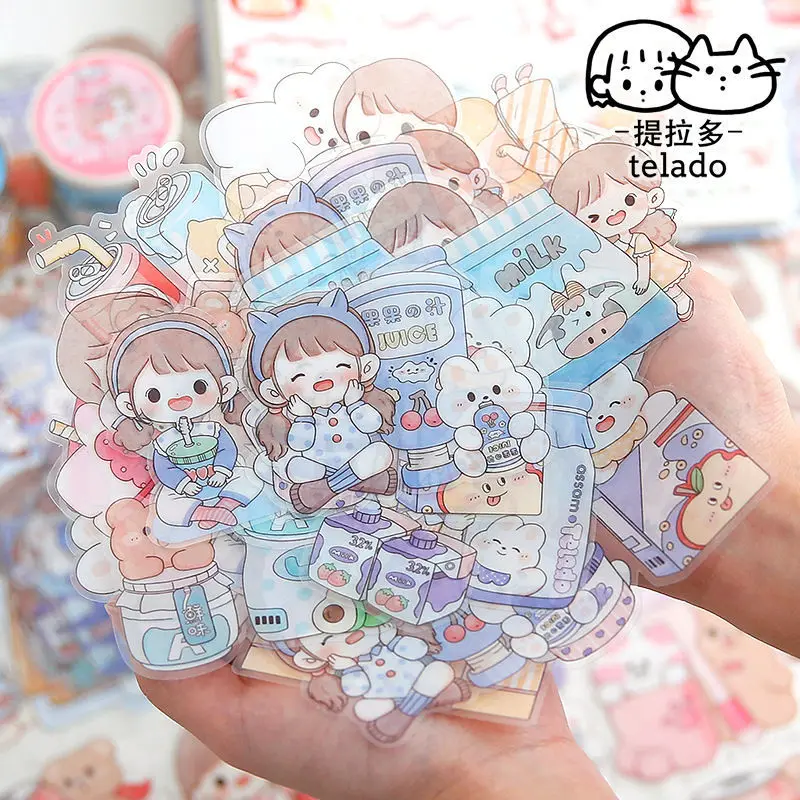 

24/96 Pcs Cute Stickers Refrigerator Mobile Phone Tablet Cup Computer Suitcase Notebook Guitar Stationery Custom kawaii Sticker