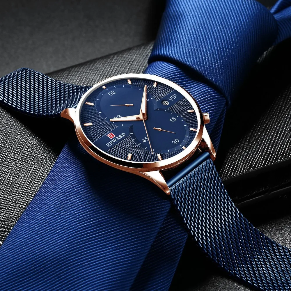 Часы наручные мужские ультратонкие брендовые Кварцевые водонепроницаемые