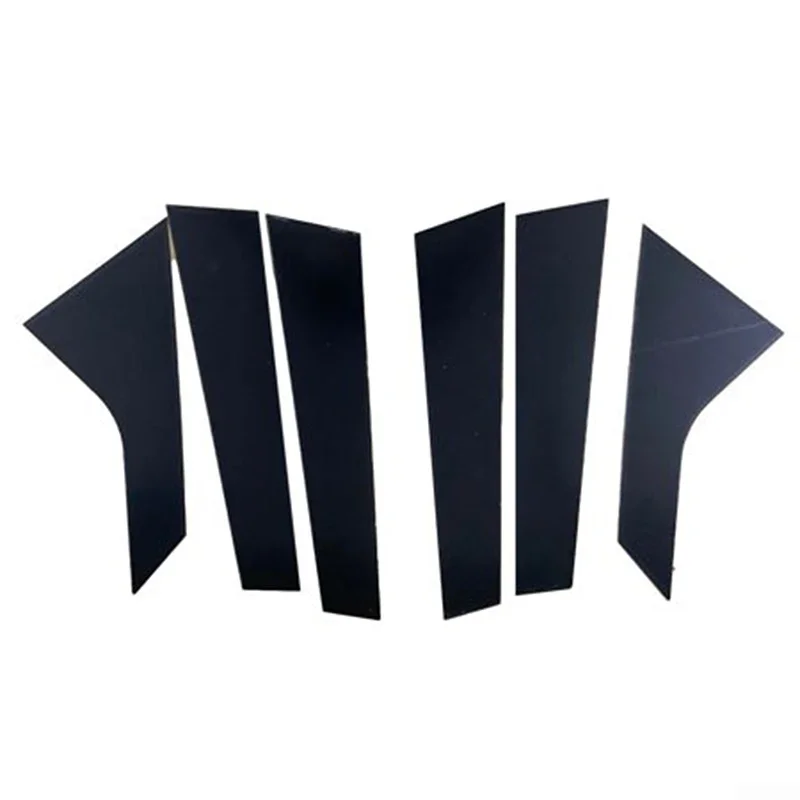 6 шт. наклейки на стойки автомобильного окна двери столба накладка крышку для Hyundai