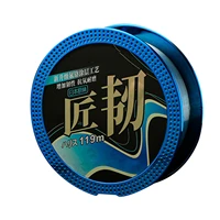 119m japanese high quality super strong nylon fishing line wear bite resistant fishing tackle accessories
