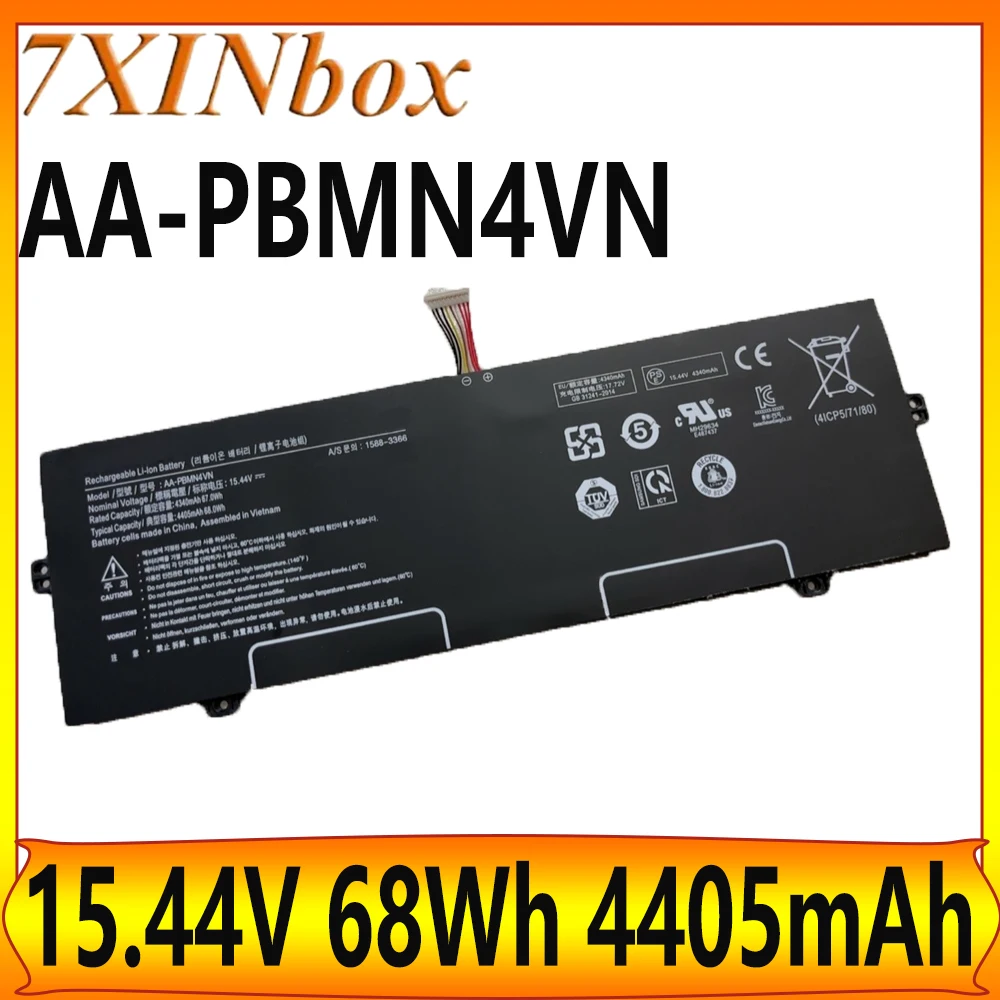 Фото Аккумулятор для ноутбука 7XINbox AA-PBMN4VN 15.44В 4405мАч 68Втч для Samsung Galaxy Book Pro 15 NP950XDB NP950QDB AAPBMN4VN №1