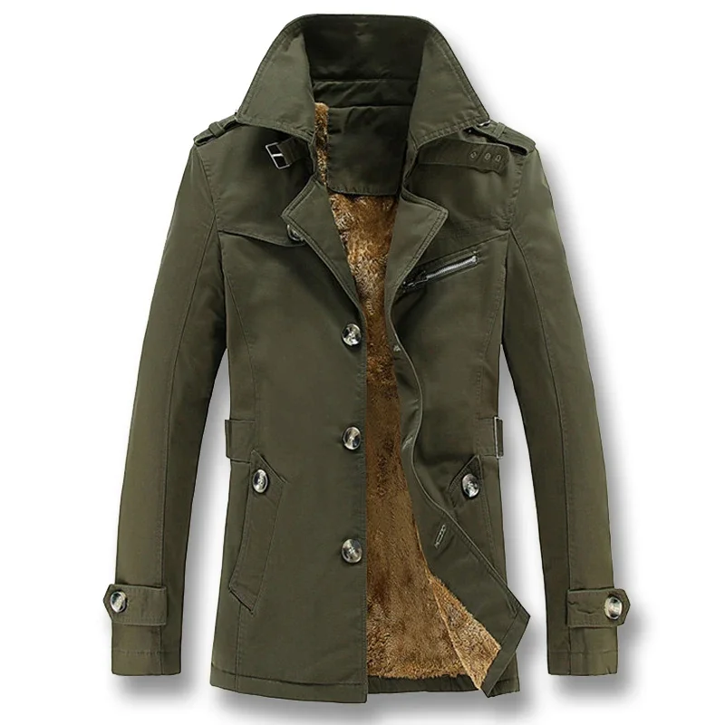 ISurvivor 2022 Мужские Зимние флисовые толстые куртки и пальто мужские повседневные