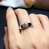 0 512 carats moissanite gemstone fashion diamond ring d color vvs 925 sterling silver fine wedding jewelry for women
