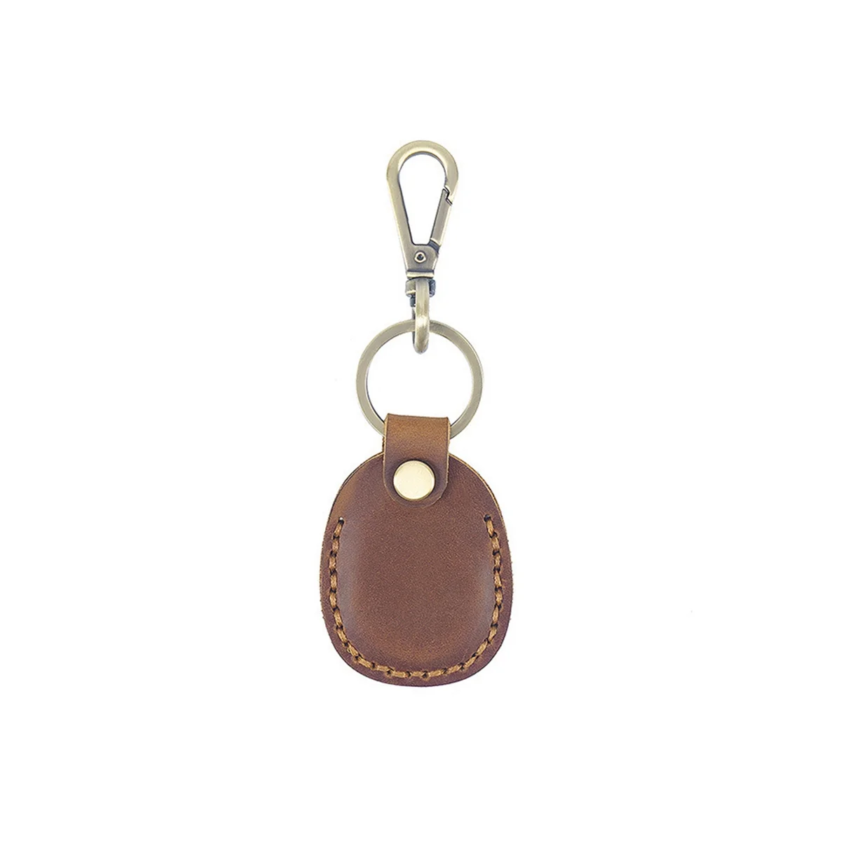 Защитный чехол для airтеги в стиле ретро высококачественный кожаный брелок Borwn