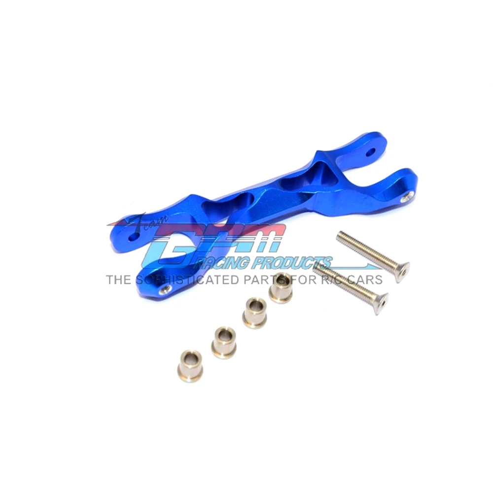 Фото Передний кронштейн для рулевого управления GPM TRAXXAS 1/5 X-MAXX 6S 8S 77086-4, металлический алюминиевый сплав, Соединительный кронштейн 7746 №2