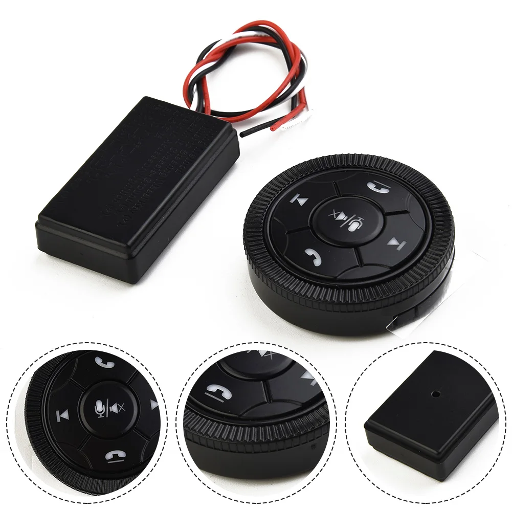 

1*Universal Wireless Bluetooth Car Steering Wheel Remote Control GPS Smart Button Key Volume Controller Car Electronics