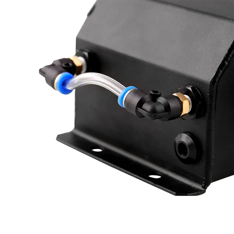 Алюминиевый маслоуловитель банка резервуар с сливной пробкой 1000 мл полированная