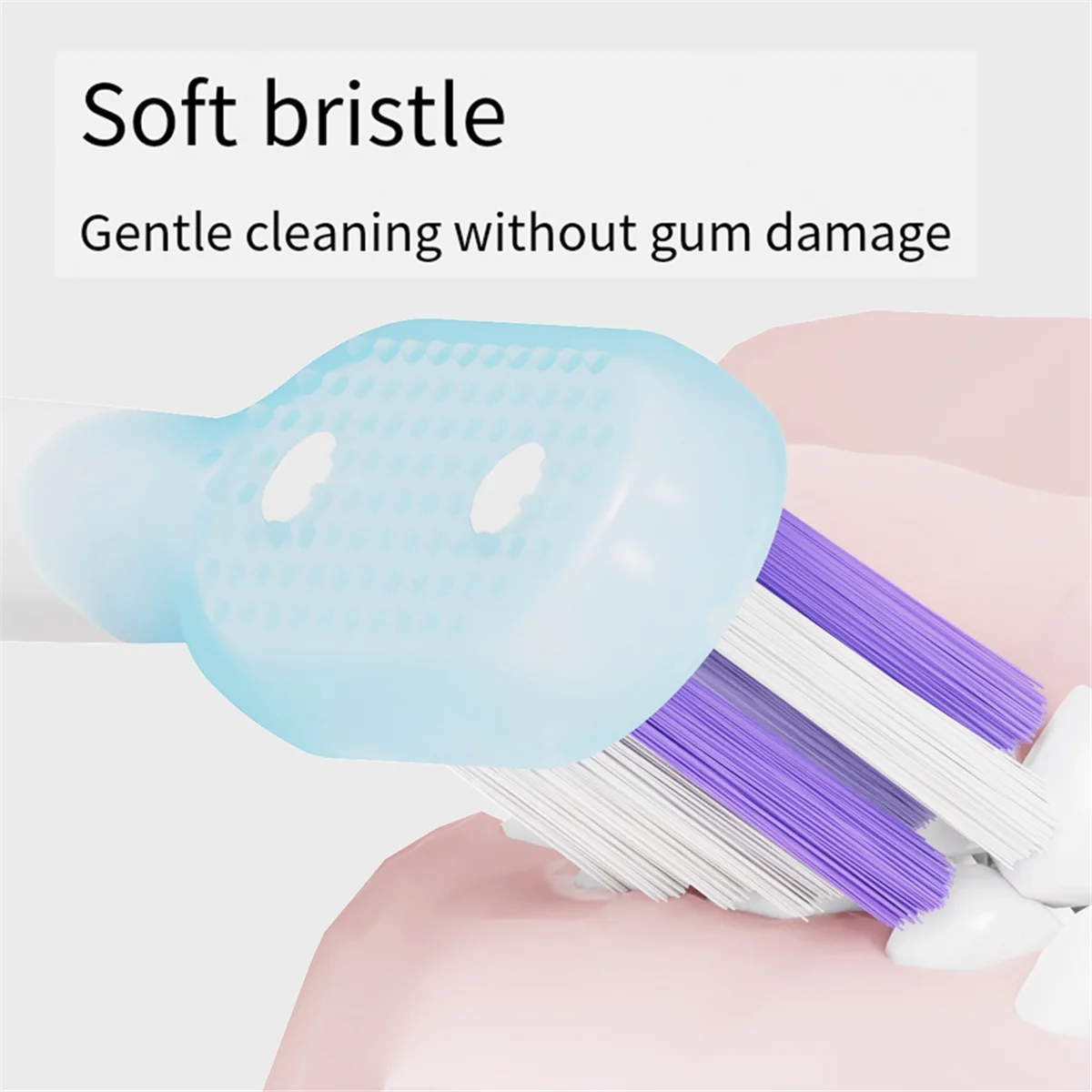 Для Laifen полнодиапазонные сменные насадки для электрических зубных щеток чистая