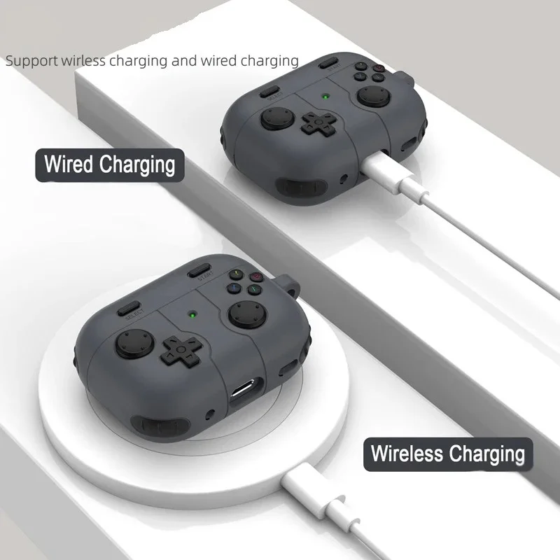 Фото 3D Gamepad Cartoon Case for AirPods 4 Cover Wireless Earphone Silicone Cover for Apple AirPods Pro 2 Case for AirPods 1 2 3 №5