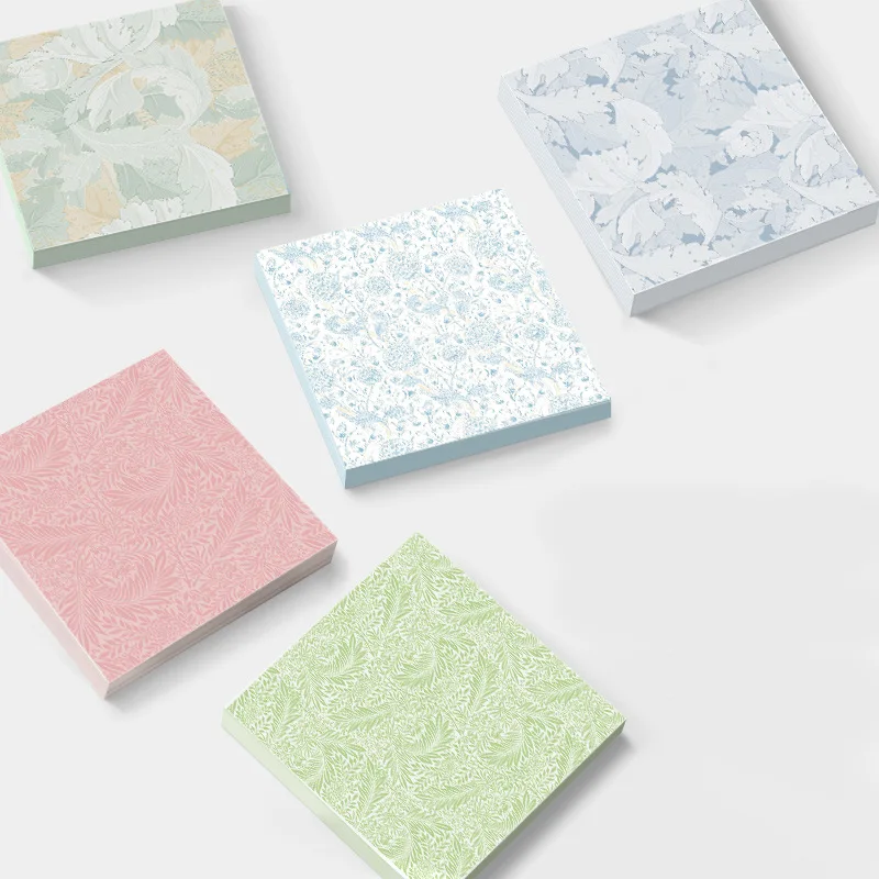 

50 Sheets Vintage Textured Note Paper Illustration Notepad Decal Scrapbook DIY Kawai Base Decoration Daily Planner