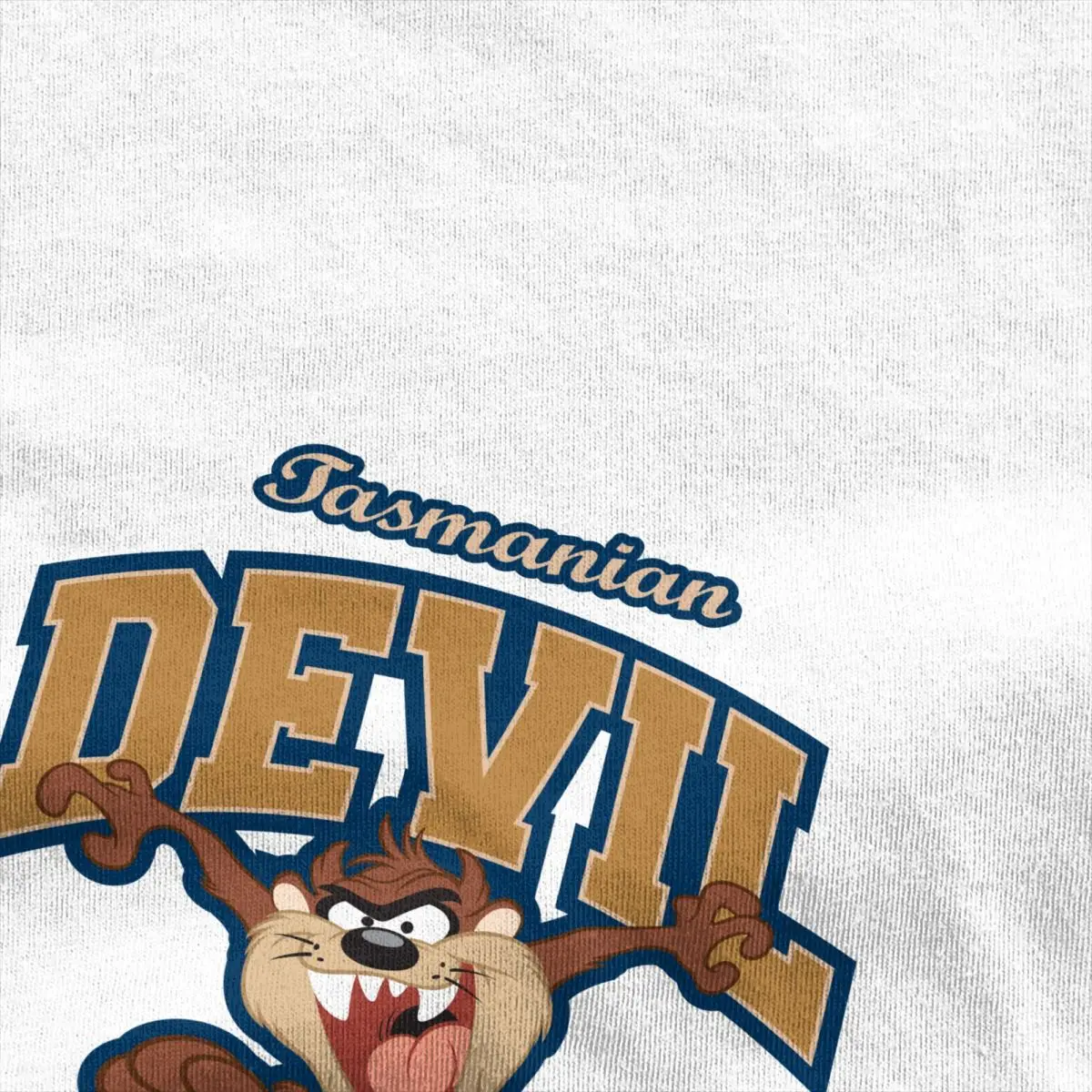 ü Men Women's TAZ Cartoon Tasmanian Devil (2) Футболки 100% Bawełna Odzież Śmieszne Koszulki z Krótkim Rękawem Crew Neck Oryginalny