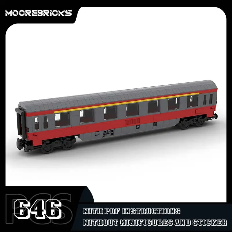 Серия городской транспорт строительные блоки Eurocity / BR 1822 Классическая модель