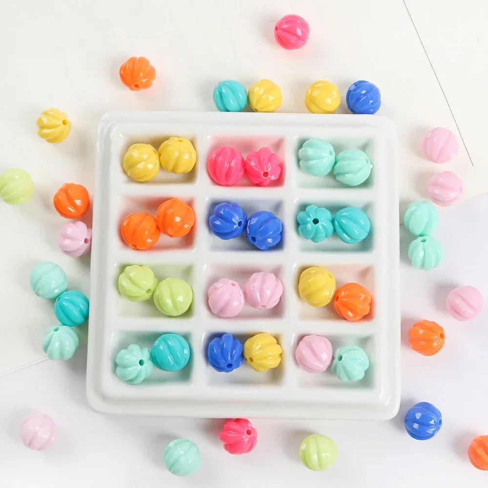 20 шт. 11 мм акриловые бусины в виде тыквы разделительная бусина для браслета