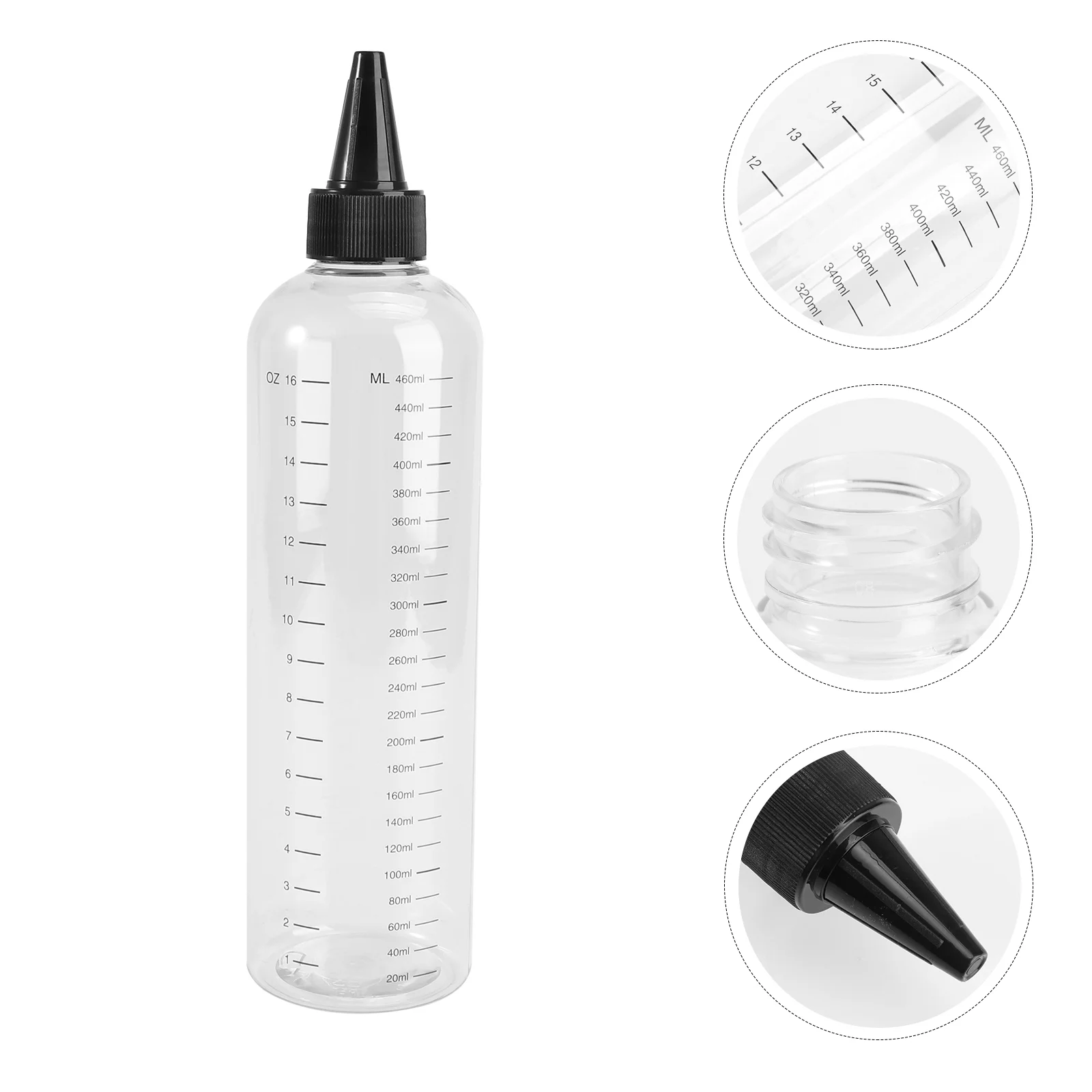 

Bottles Bottle Squeeze Hair Applicatorcolor Emptydyedispensing Condiment Refillablecap Mouth Pointed Squirt Lotion Oil Sauces