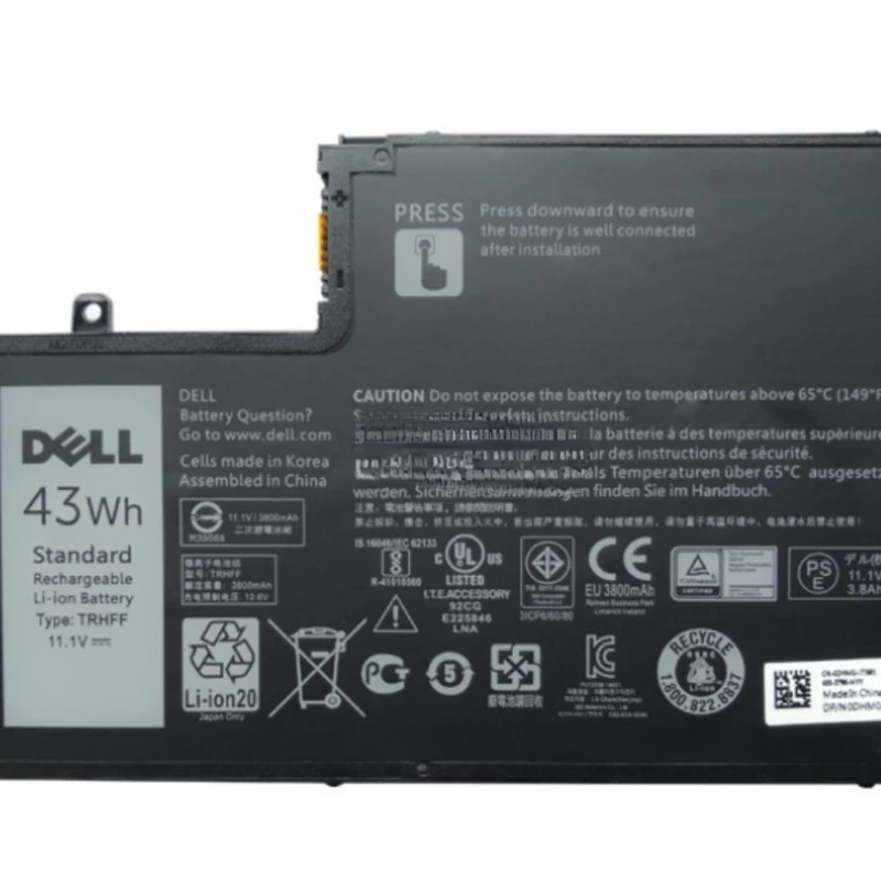 Новый оригинальный 5447 15-5547/5548 P39F P49G TRHFF Аккумулятор для ноутбука