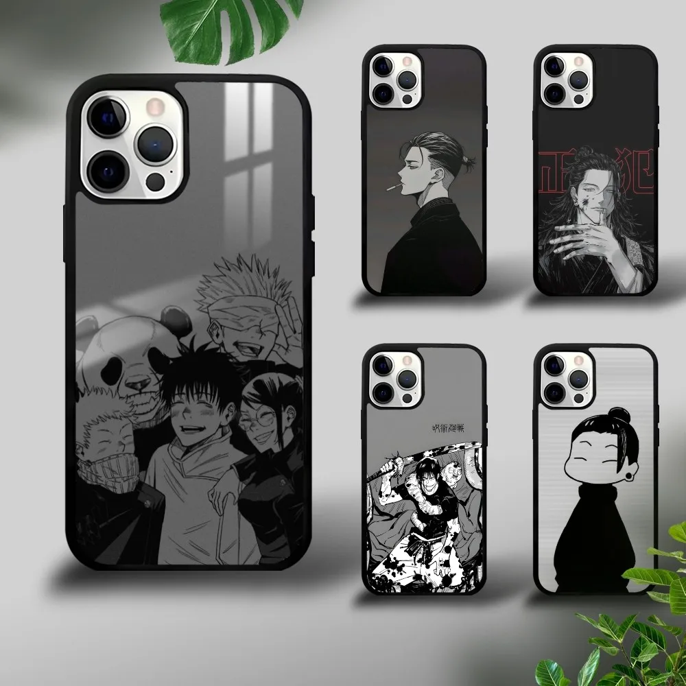 J-JujU-tsu K-KaIIIsen Anime Phone Case For iPhone 16 15 14 13 12 11 Pro Xs Max Mini Plus Celulares Hard Funda