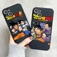 dragon ball anime phone case for funda iphone 11 12 13 pro max mini x xr xs se 2020 6 7 8 plus soft black etui carcasa