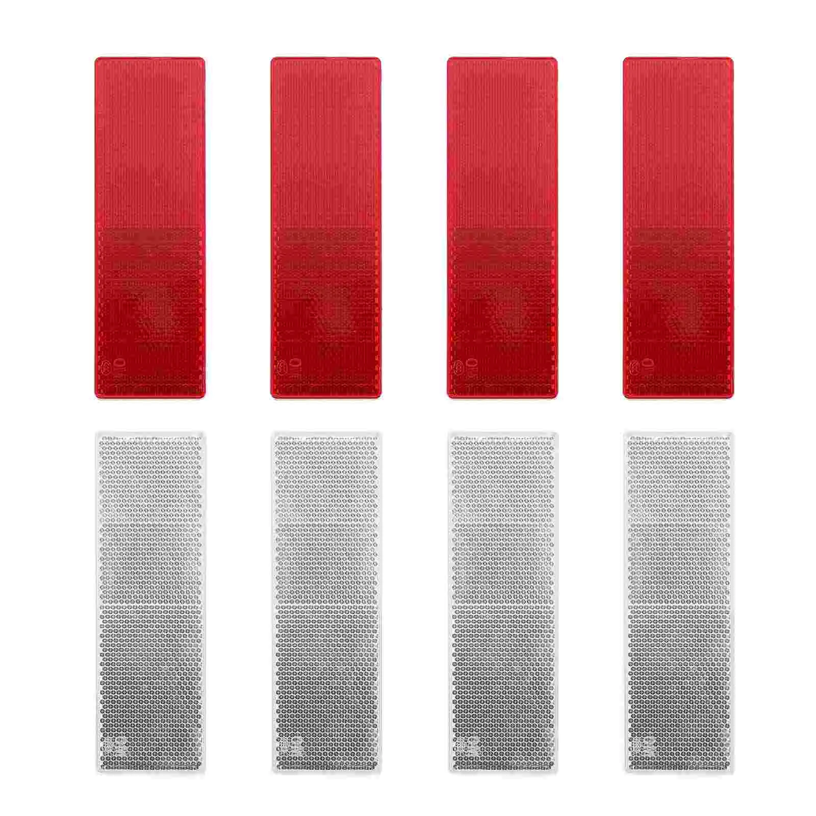 

Reflector Auto Warning Red And White Plastic Strip Reflective Decal Car Sticker